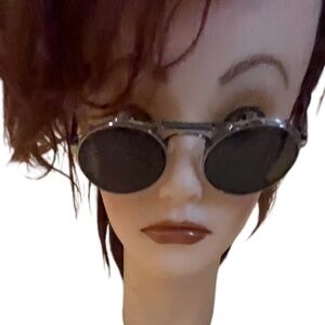 Vintage  Randolph Engineering RE 801 EYEGLASSES FRAMES 48-22-145mm, Gold Tone